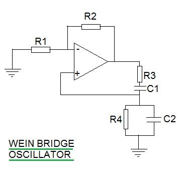 Wein bridge oscillator
