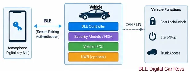 BLE Digital Car Keys