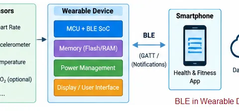 BLE in Wearables: Architecture, Working, Benefits & Limitations