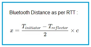 Bluetooth RTT based Ranging