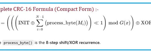 CRC-16 Calculator | CRC16 Formula, Polynomial & Examples