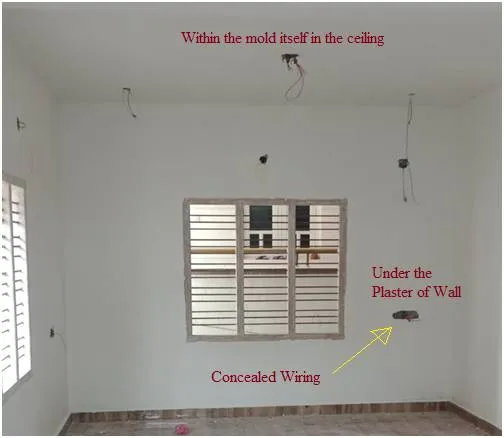 What is concealed wiring : Advantages and disadvantages