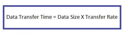 Data Transfer Calculator Formula