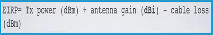 EIRP formula