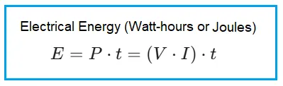 Electrical Energy Calculator | Power & Time Tool