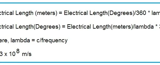 Electrical Degrees to Meters Conversion Calculator