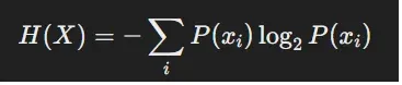 Entropy Formula