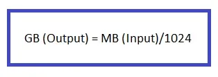 MB to GB Calculator: Convert Megabytes to Gigabytes