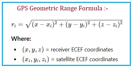 3D GPS Distance Calculator (ECEF) & Formula
