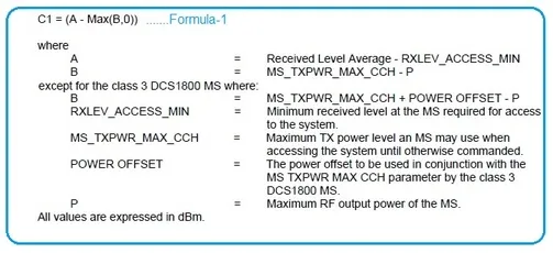 GSM C1 and C2 Calculator: Formulas and Examples