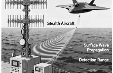 HFSWR Block Diagram: Detecting Stealth Aircraft