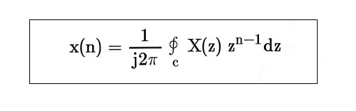 Inverse Z-transform