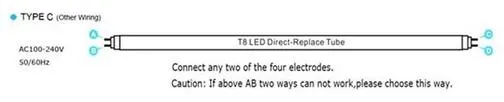 LED tube type-C