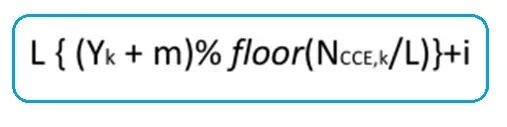 LTE PDCCH Calculator and CCE Index Calculation