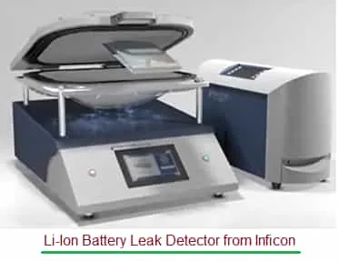 Lithium Ion Battery Leak Detection App.Note