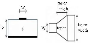 Microstrip to SIW Transition: Design and Width Calculation