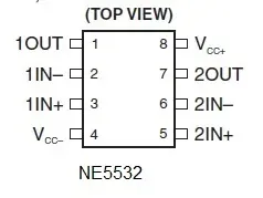 NE5532 Op-Amp: Pinout, Applications, and Circuits