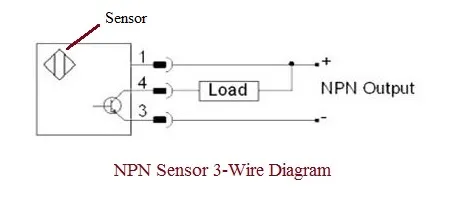 NPN Sensor 3 wire diagram
