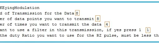 ON OFF Keying (OOK) MATLAB Code