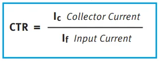 Optocoupler CTR formula