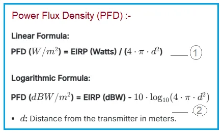 EIRP, ERP & PFD Calculator Formulas & Examples