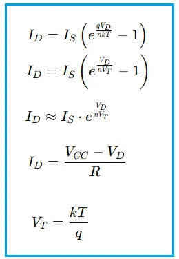 P-N Junction Diode Formula