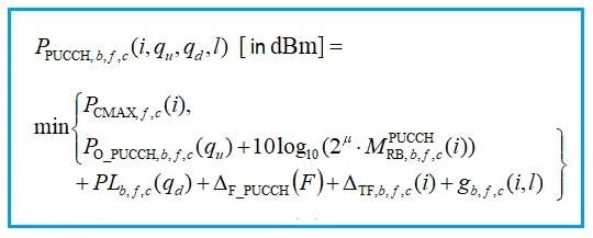 PUCCH power control
