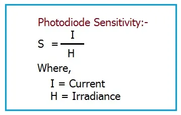 Photodiode Sensitivity: Formula and Calculator