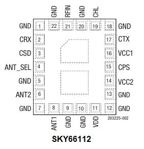 SKY66112 RF Front End Module: Pinout, Circuit & Uses