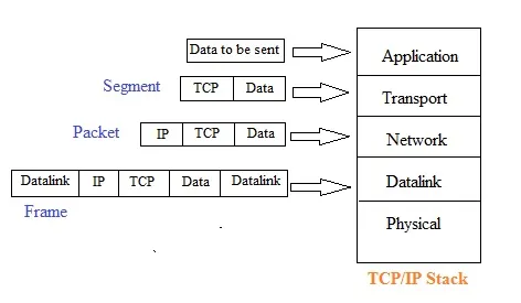 Segment vs Packet vs Frame