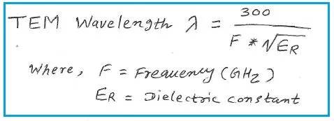 TEM wavelength calculator