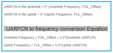 UARFCN Calculator: Convert UARFCN to Frequency