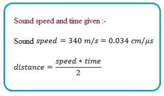 Ultrasonic Sensor Calculator: Distance and Time