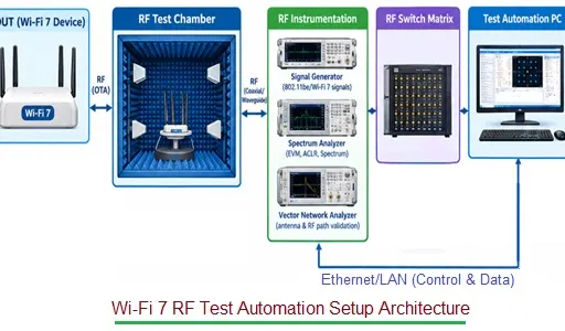Wi-Fi 7 RF Testing: Measurement & Setup Guide