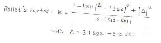 Amplifier stability factor