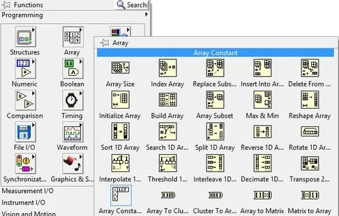 LabVIEW Array Creation and Operations Tutorial
