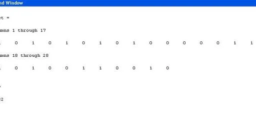 Binary to Hexadecimal Conversion in MATLAB