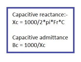 capacitive reactance calculator formula