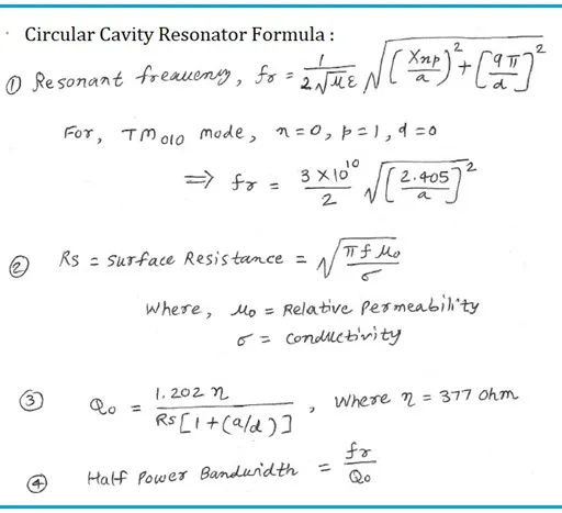 Air-Filled Circular Cavity Resonator Calculator