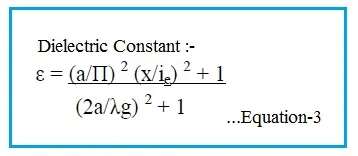 dielectric constant calculation