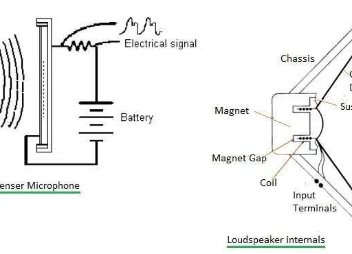 Difference between Microphone and Loudspeaker or speaker