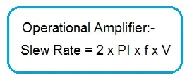 Op Amp Slew Rate Calculator