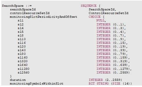 5G NR UE Search Space Types: Type0, Type0A, Type1, Type2, Type3