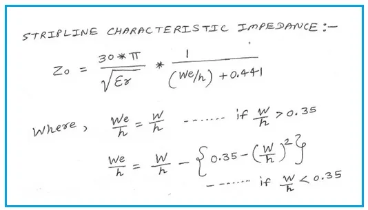 stripline impedance
