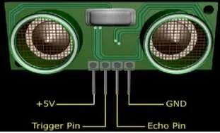 Ultrasonic Sensor Pin Diagram