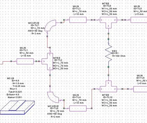 RF Power Splitter Design: A Wilkinson Circuit Approach