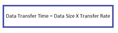 Data Transfer Calculator Formula