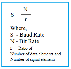 Difference between Bit rate and Baud rate