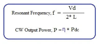 IMPATT diode formula, equation