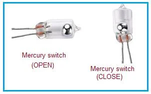 Mercury Tilt Switch
